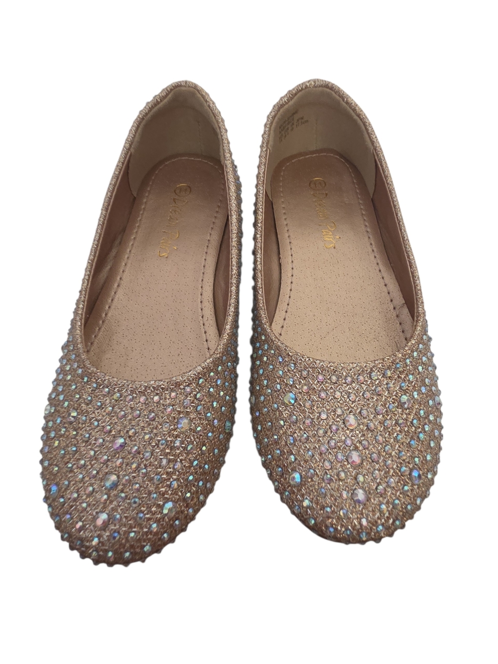 Dream Pairs Girls' Rhinestone Ballet Flats